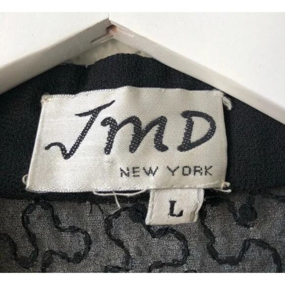JMD Black Beaded Evening Cover Up Large - Picture 4 of 4